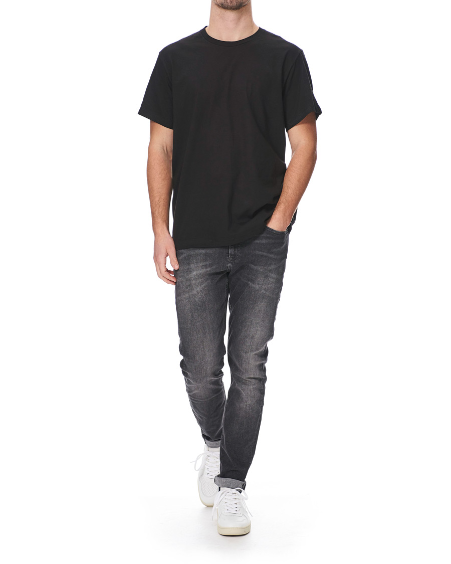 Heren | T-shirts | Calvin Klein | Cotton Crew Neck Tee 3-Pack Black/White/Grey