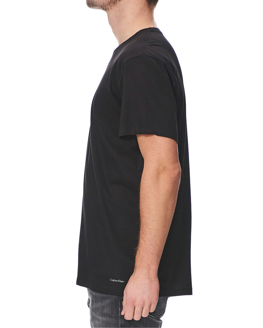 Heren | T-shirts | Calvin Klein | Cotton Crew Neck Tee 3-Pack Black/White/Grey