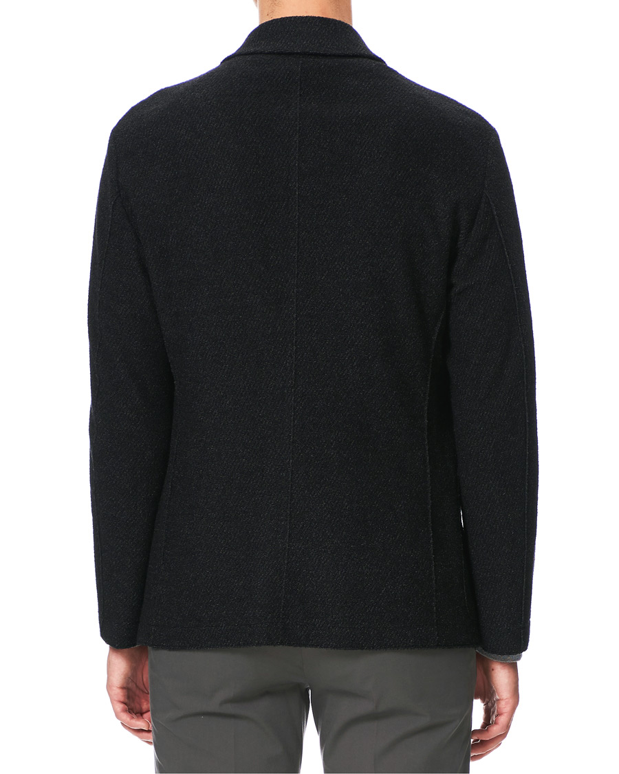 Homme | Chemises | Harris Wharf London | Twill Terry Overshirt Anthracite