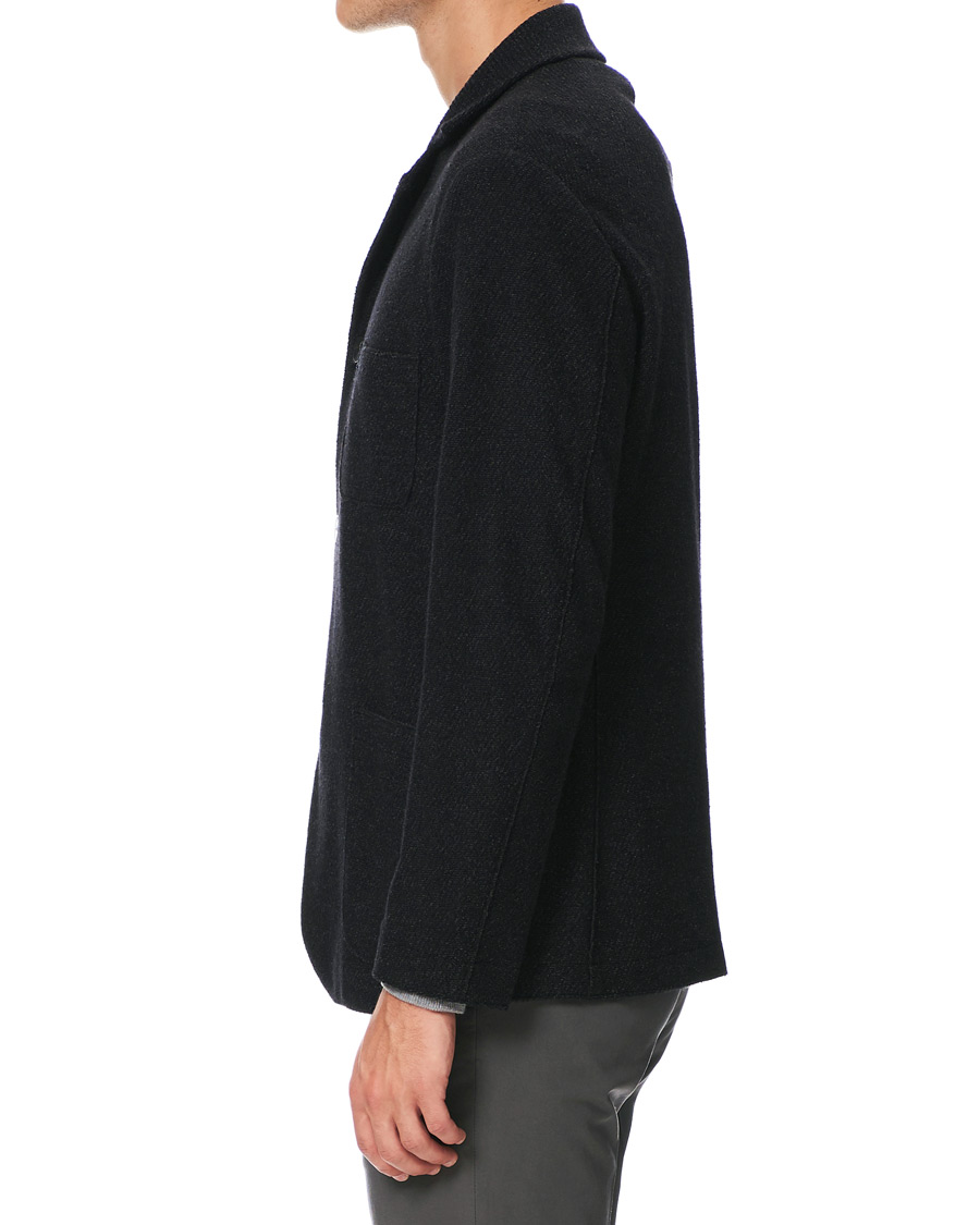 Homme | Chemises | Harris Wharf London | Twill Terry Overshirt Anthracite