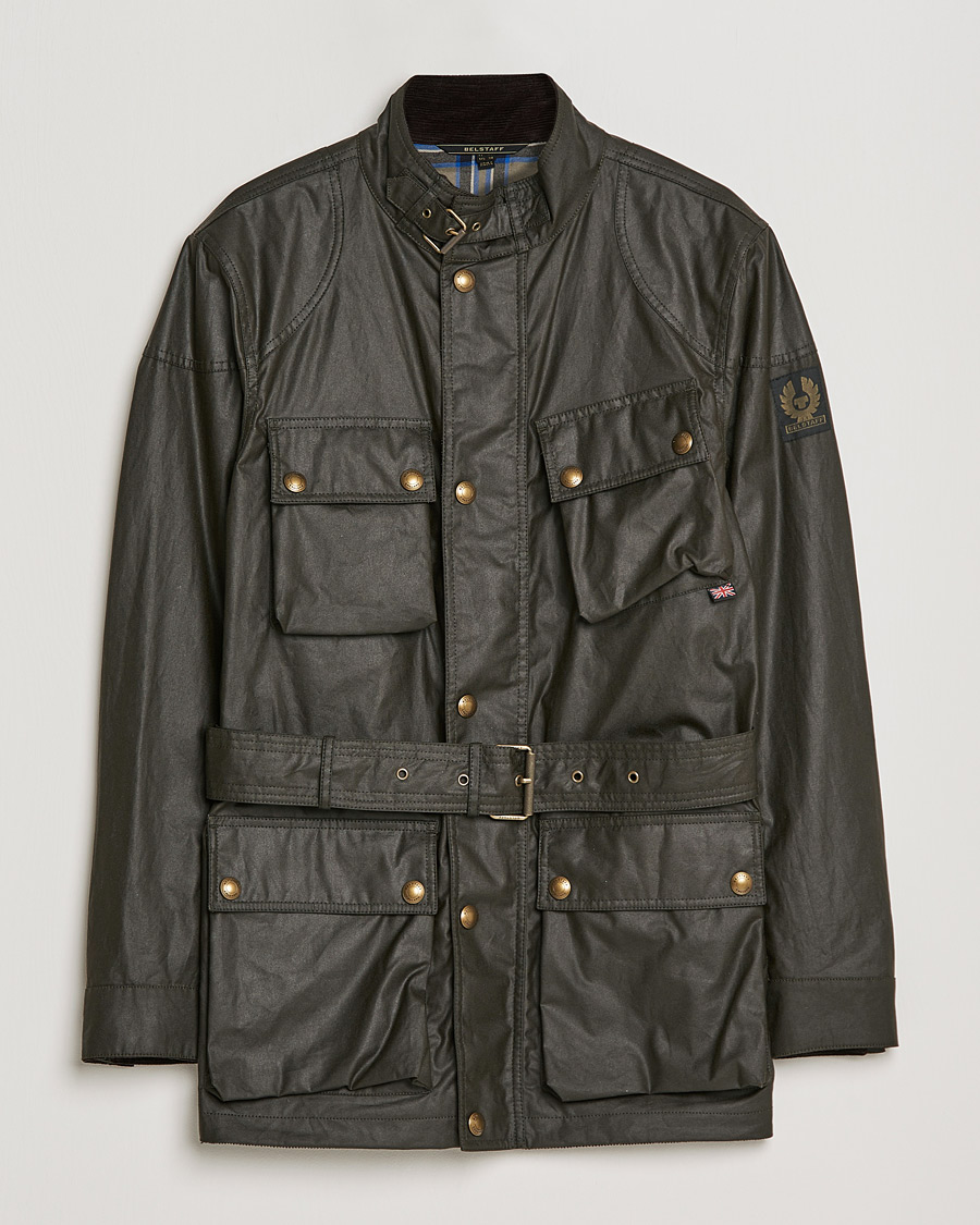 Heren | Jassen | Belstaff | Trialmaster Waxed Jacket Faded Olive