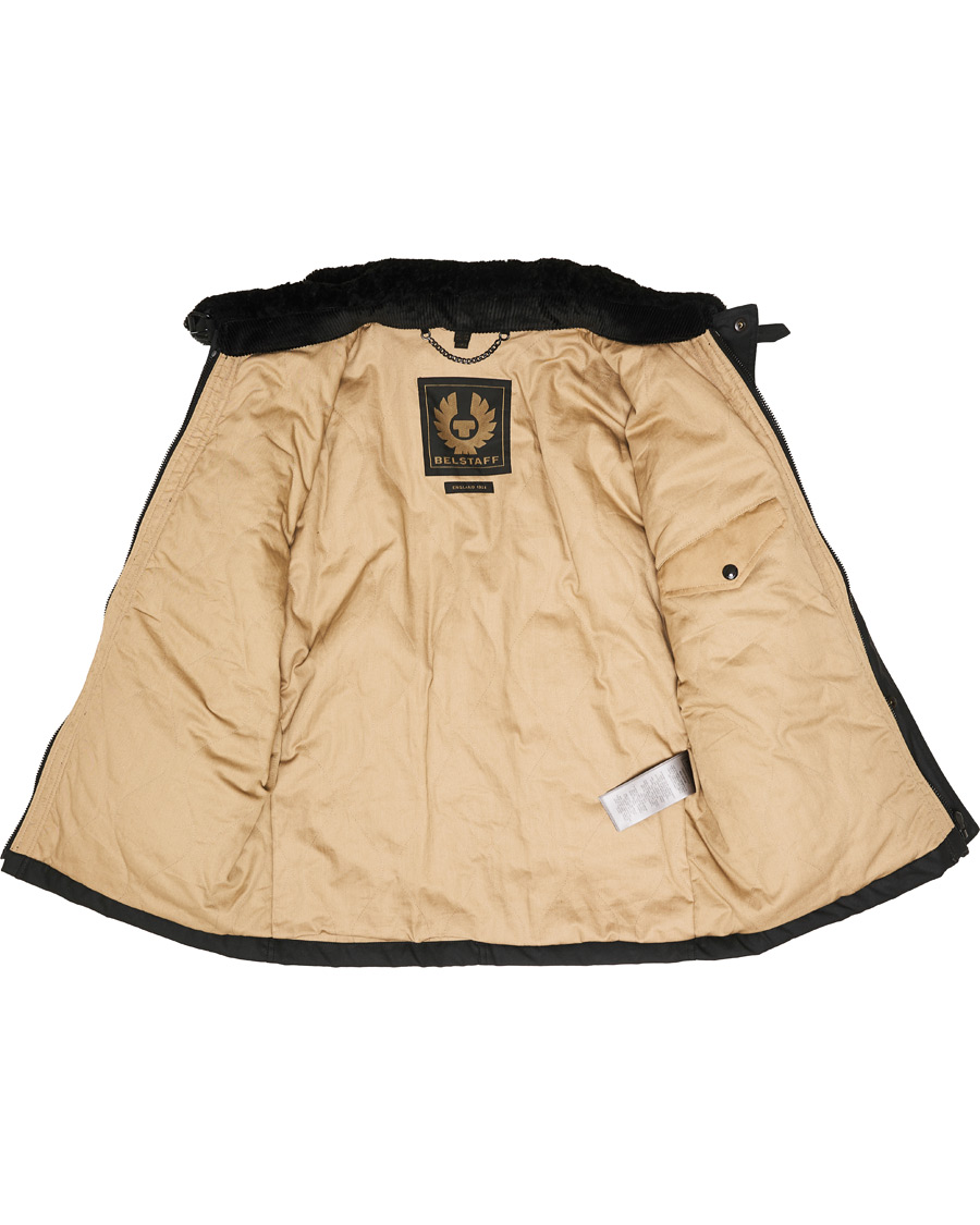 Homme | Manteaux Et Vestes | Belstaff | Patrol Waxed Sherling Jacket Black