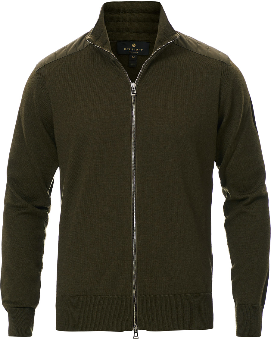 Homme | Pulls Et Tricots | Belstaff | Kelby Zip Cardigan Salvia