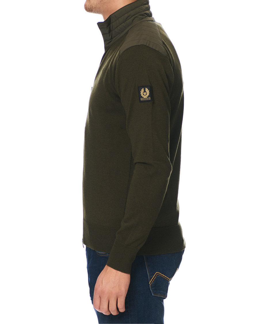 Homme | Pulls Et Tricots | Belstaff | Kelby Zip Cardigan Salvia