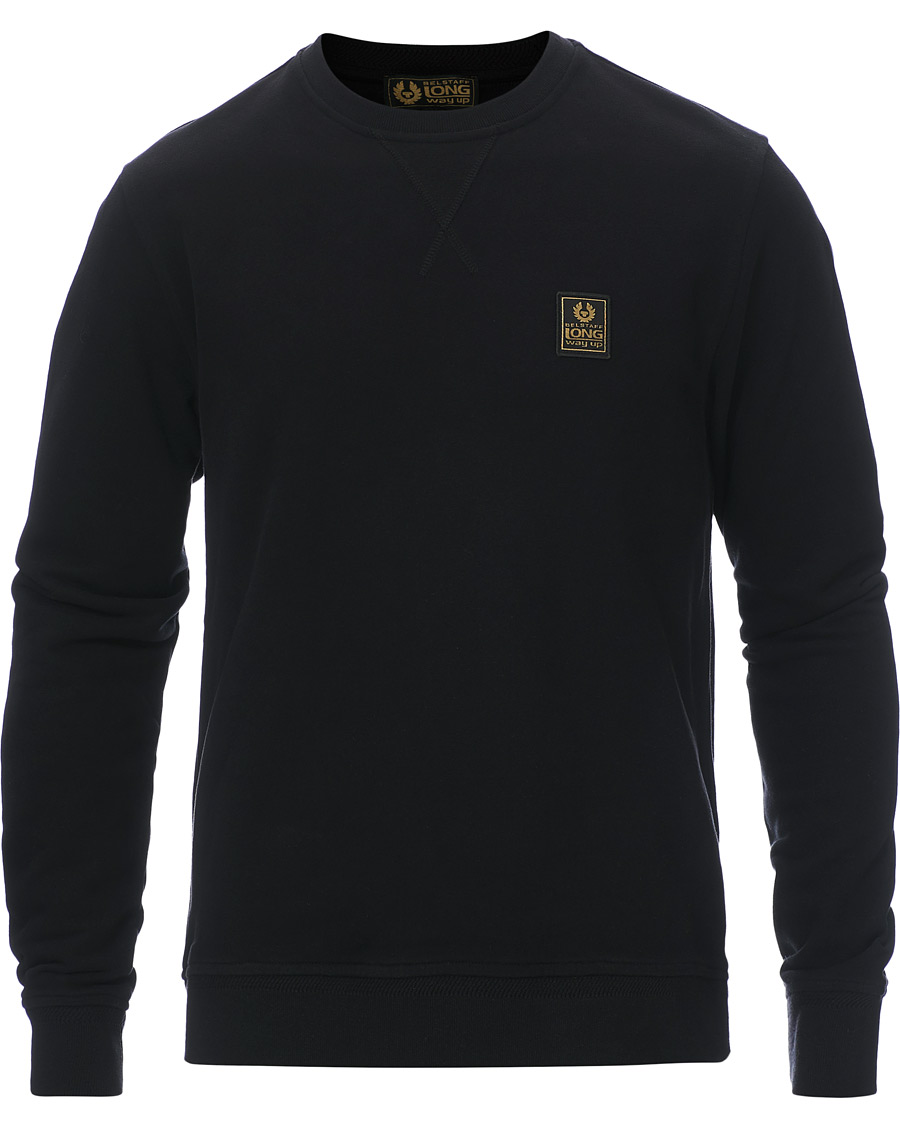 Homme | Pulls Et Tricots | Belstaff | Long Way Up Crew Neck Sweatshirt Black