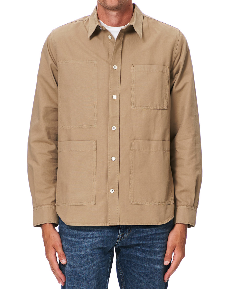 Heren | Overhemden | Norse Projects | Thorsten Canvas Overshirt Utility Khaki
