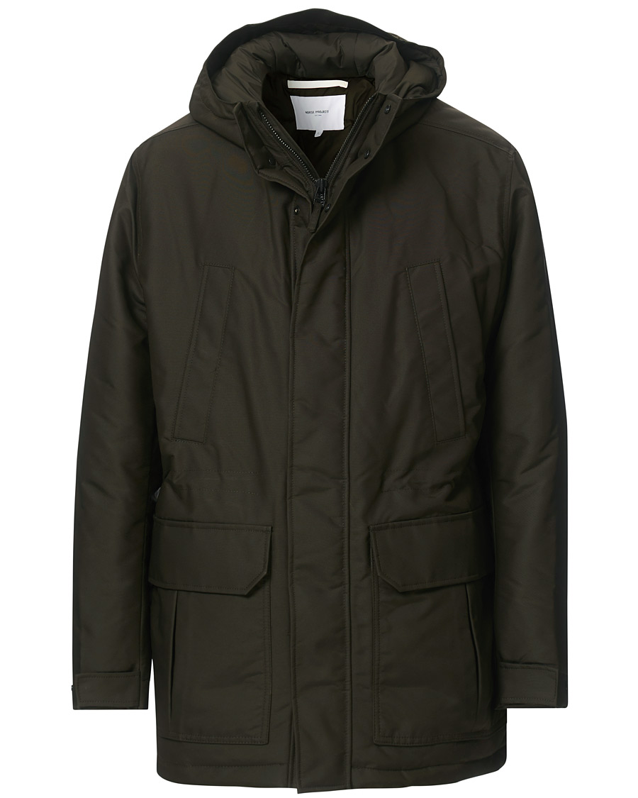 Heren | Jassen | Norse Projects | Stavanger EcoNyl Parka Beech Green