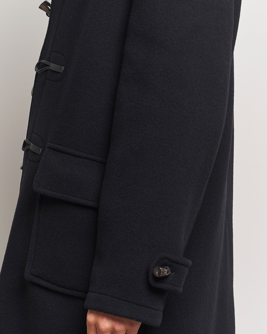 Homme | Manteaux Et Vestes | Gloverall | Morris Duffle Coat Black/Royal Stewart
