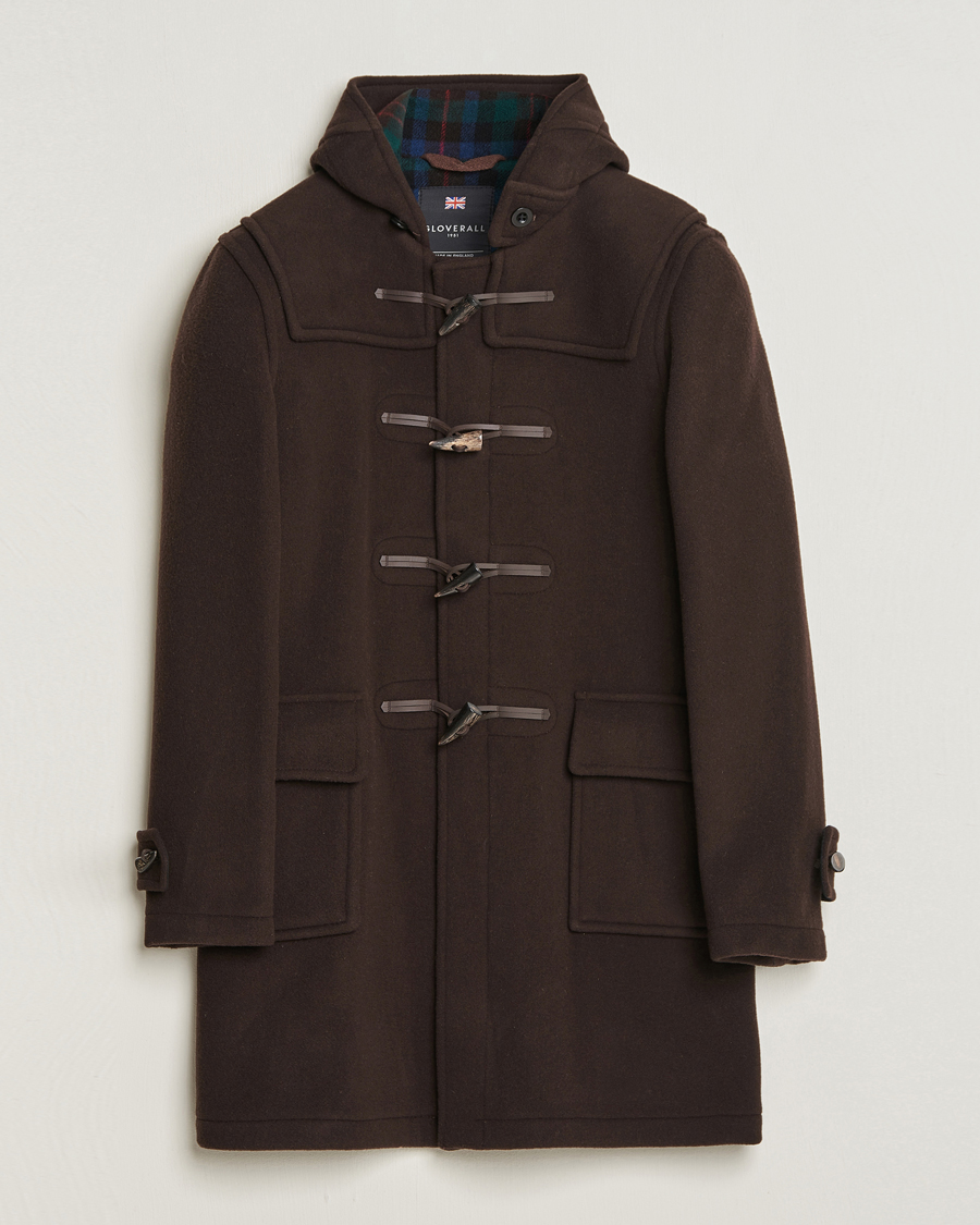 Homme | Manteaux Et Vestes | Gloverall | Morris Duffle Coat Brown/Tartan