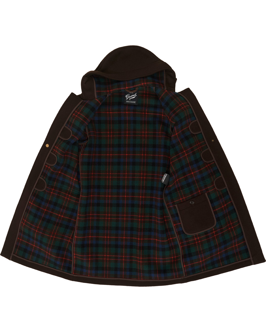 Homme | Manteaux Et Vestes | Gloverall | Morris Duffle Coat Brown/Tartan