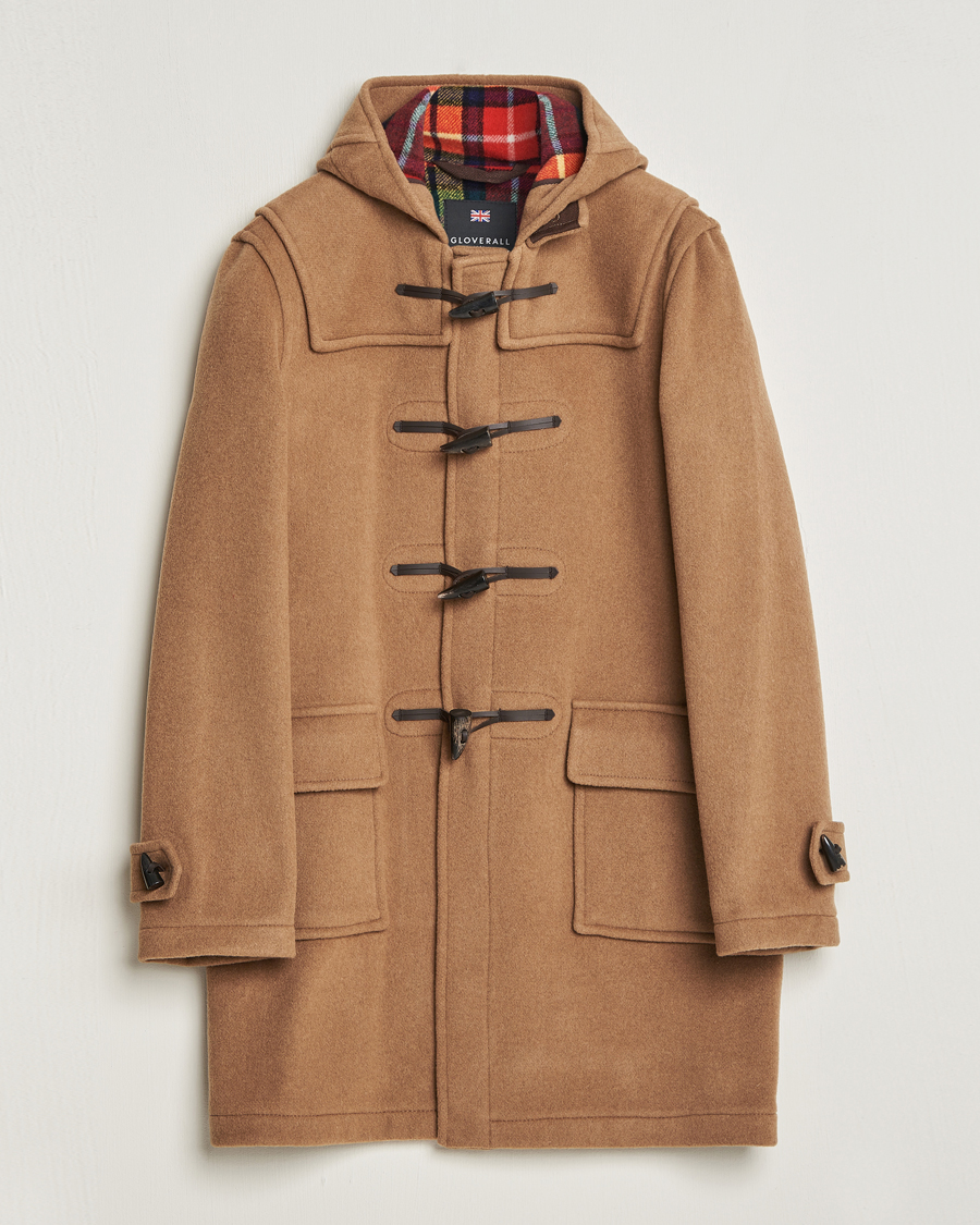 Heren | Jassen | Gloverall | Morris Duffle Coat Camel/Buchanan