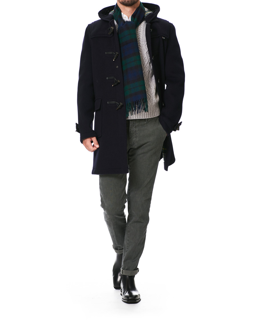 Homme | Gloverall Lambswool Scarf Blackwatch | Gloverall | Lambswool Scarf Blackwatch