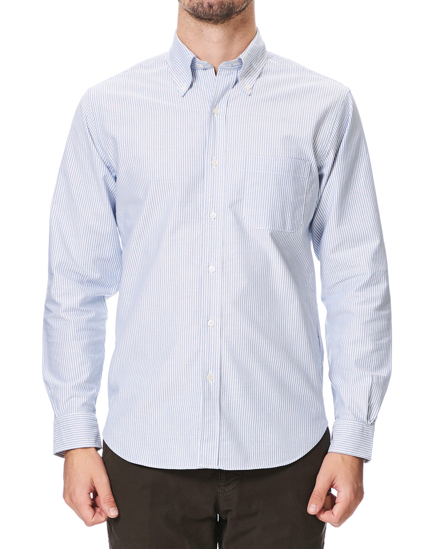 Heren | Overhemden | Brooks Brothers | Regent Fit Supima Cotton Oxford Shirt White/Blue