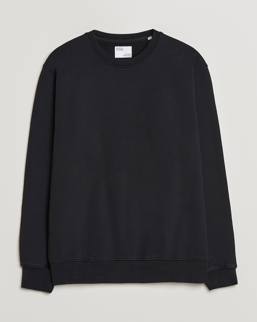 Heren | Truien | Colorful Standard | Classic Organic Crew Neck Sweat Deep Black