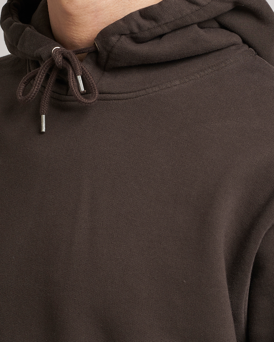 Heren | Truien | Colorful Standard | Classic Organic Hood Coffee Brown