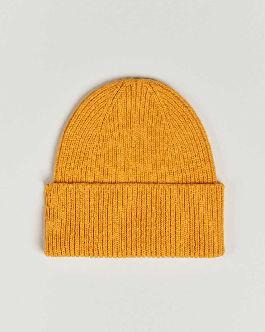 Homme | Colorful Standard Merino Wool Beanie Burned Yellow | Colorful Standard | Merino Wool Beanie Burned Yellow