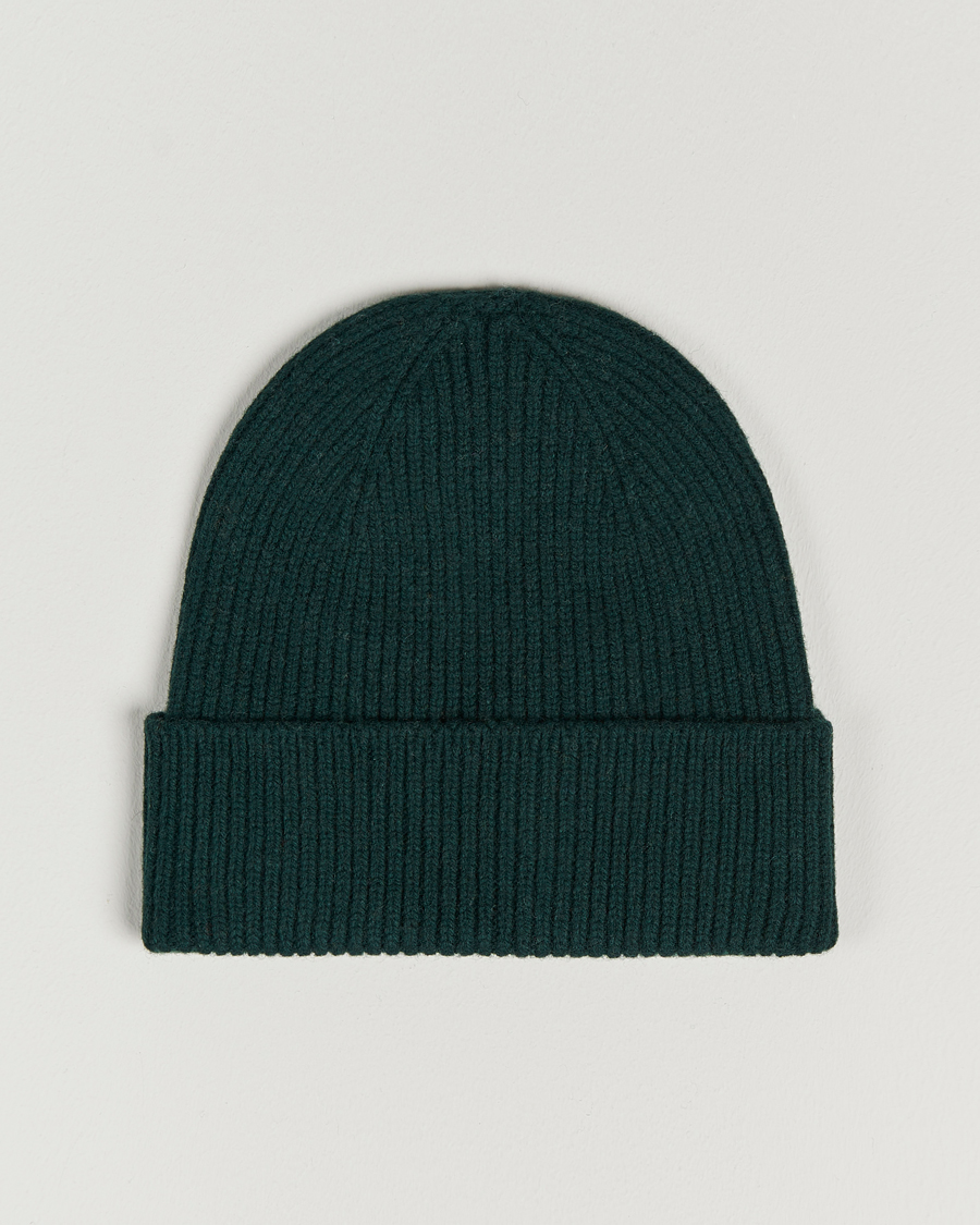 Homme | Colorful Standard Merino Wool Beanie Emerald Green | Colorful Standard | Merino Wool Beanie Emerald Green