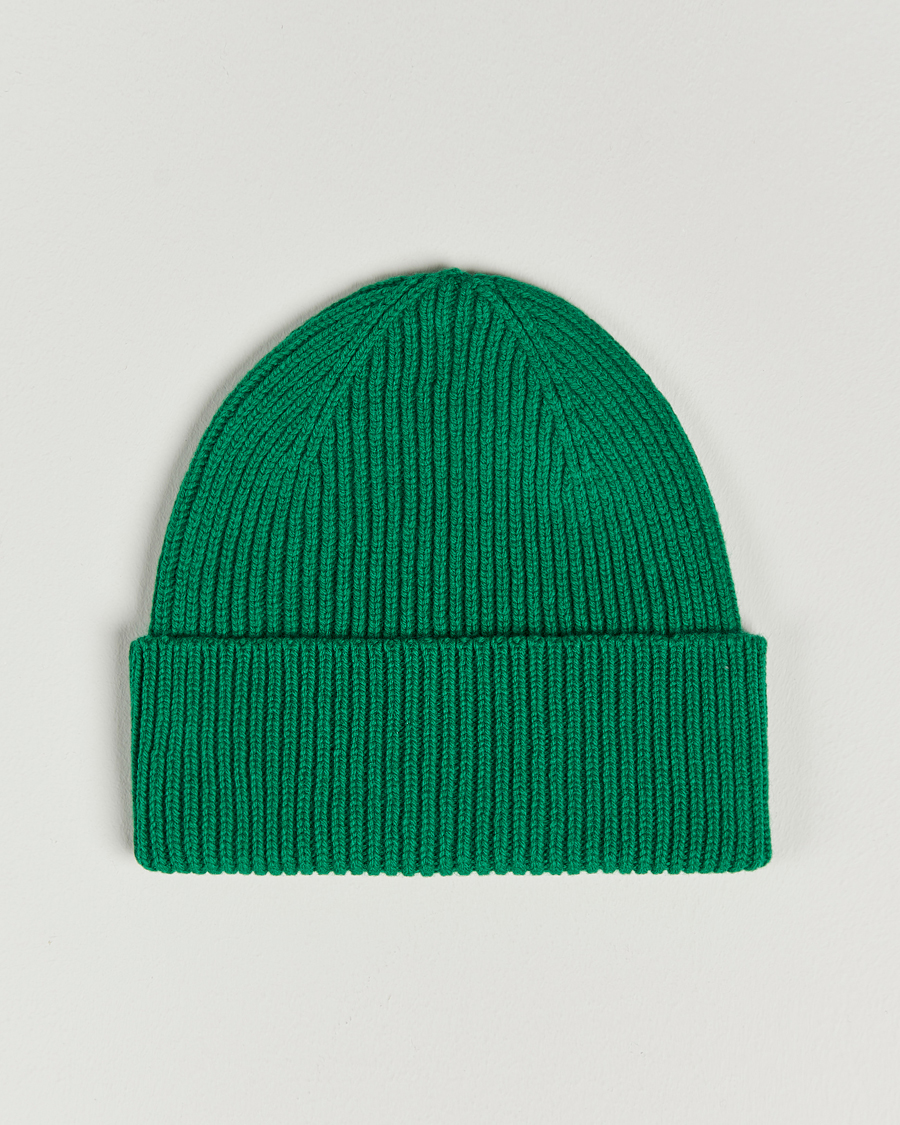 Homme | Colorful Standard Merino Wool Beanie Kelly Green | Colorful Standard | Merino Wool Beanie Kelly Green