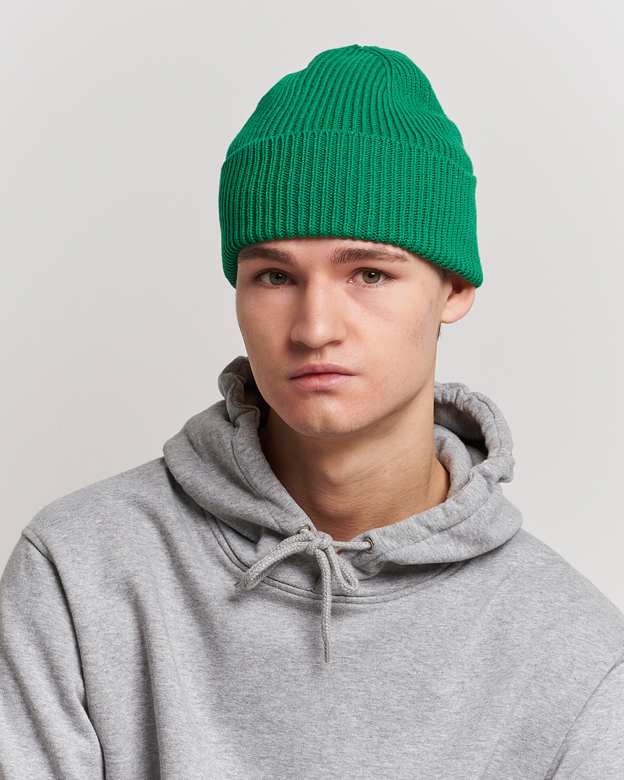Homme | Colorful Standard Merino Wool Beanie Kelly Green | Colorful Standard | Merino Wool Beanie Kelly Green