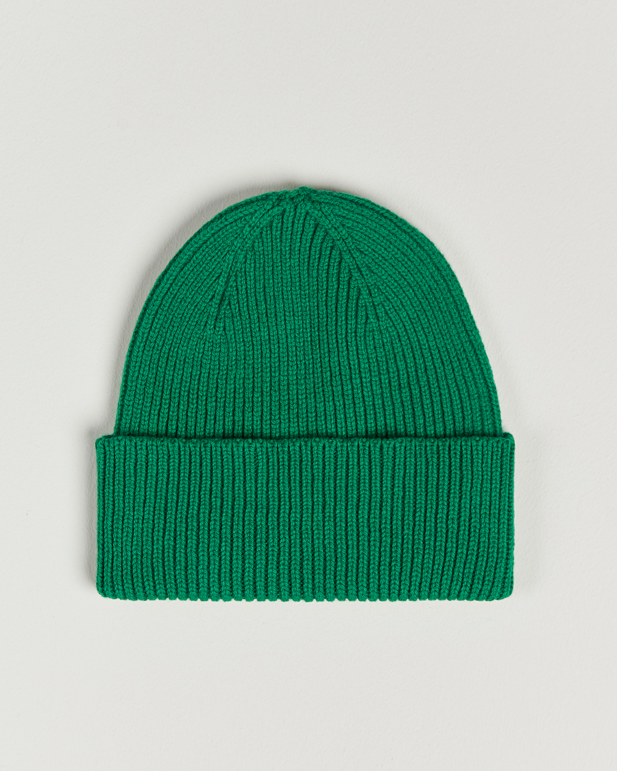 Homme | Colorful Standard Merino Wool Beanie Kelly Green | Colorful Standard | Merino Wool Beanie Kelly Green