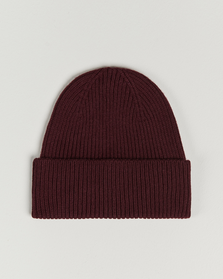 Homme | Colorful Standard Merino Wool Beanie Oxblood Red | Colorful Standard | Merino Wool Beanie Oxblood Red
