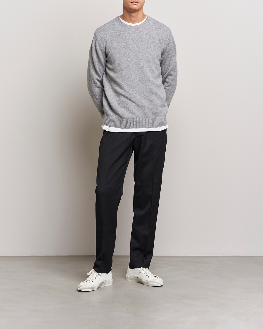 Heren | Truien | Colorful Standard | Classic Merino Wool Crew Neck Heather Grey