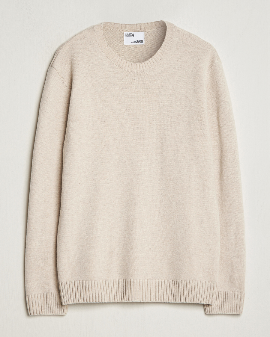 Homme | Pulls Et Tricots | Colorful Standard | Classic Merino Wool Crew Neck Ivory White