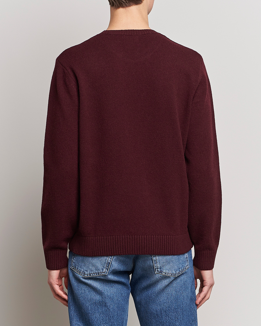 Heren | Truien | Colorful Standard | Classic Merino Wool Crew Neck Oxblood Red