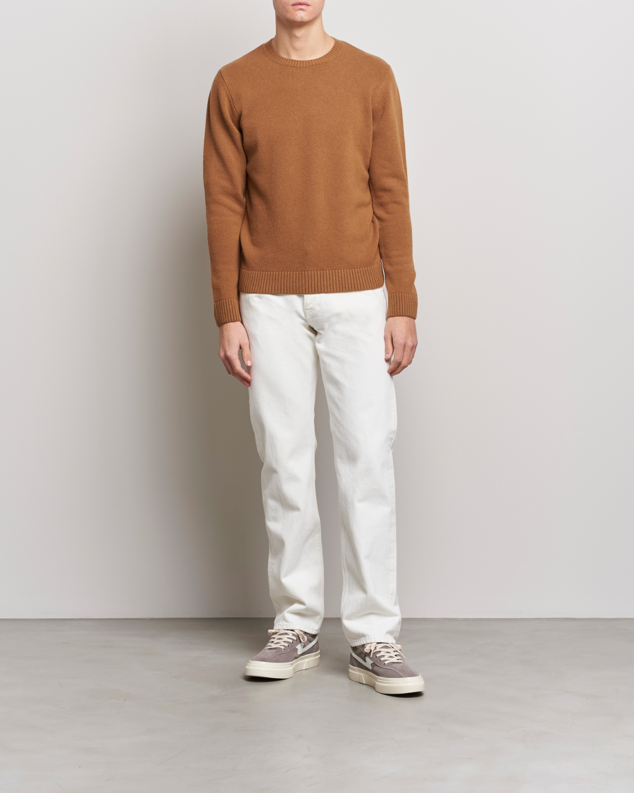 Homme | Pulls Et Tricots | Colorful Standard | Classic Merino Wool Crew Neck Sahara Camel