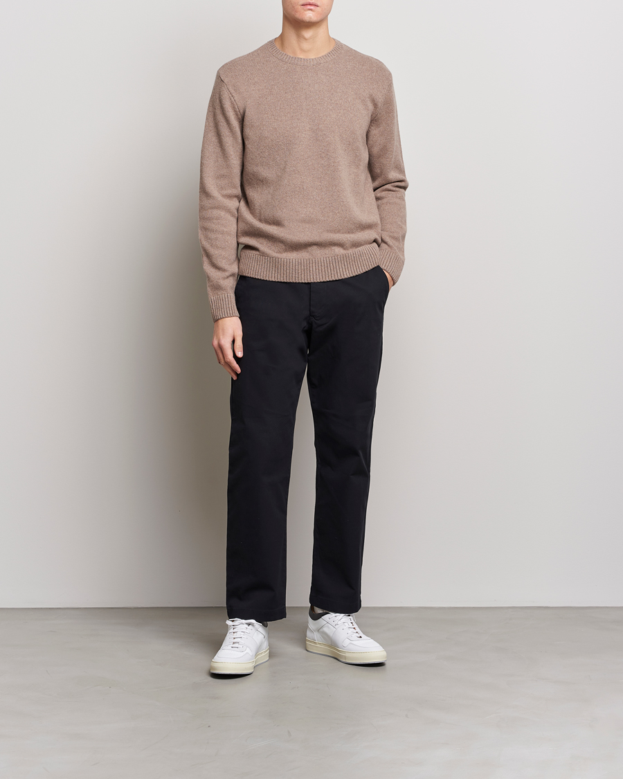 Heren | Truien | Colorful Standard | Classic Merino Wool Crew Neck Warm Taupe