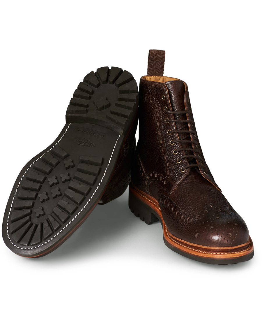 Homme | Grenson Fred Boot Dark Brown Grain | Grenson | Fred Boot Dark Brown Grain