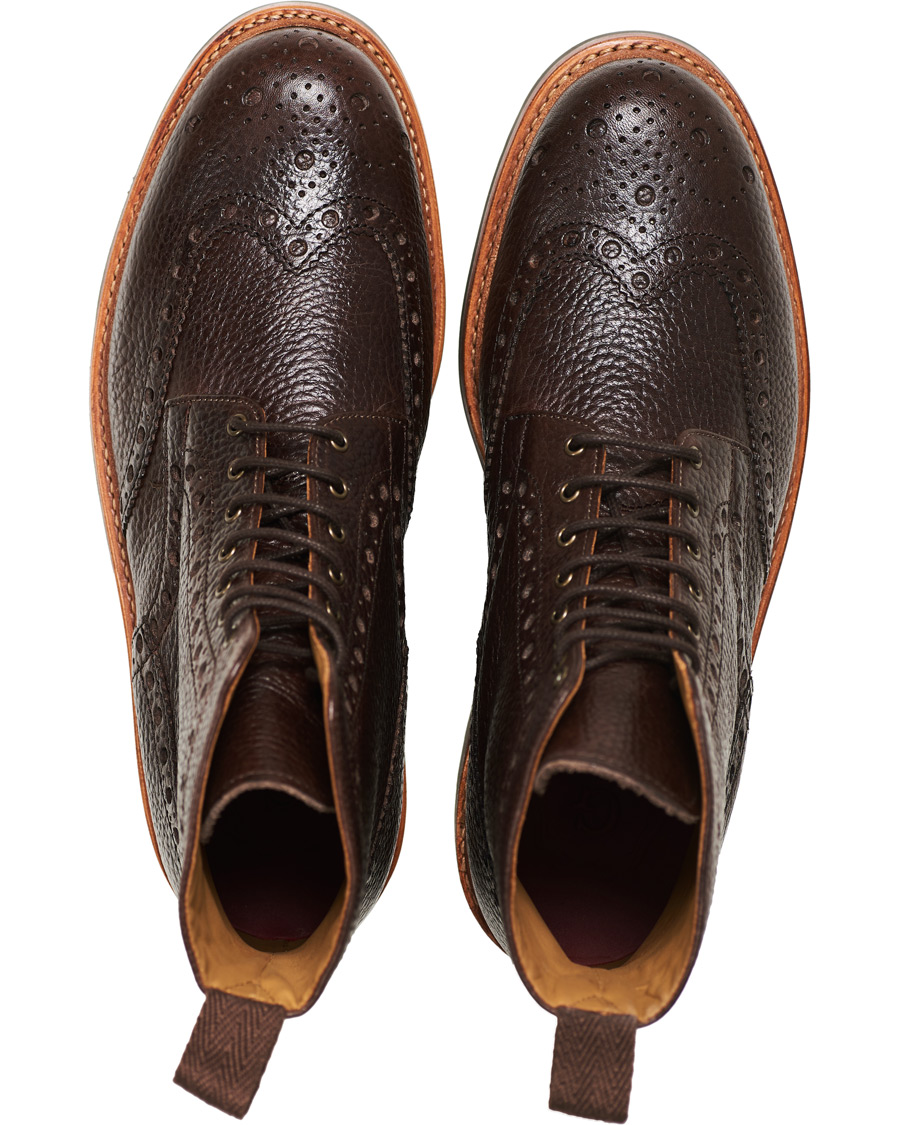 Homme | Grenson Fred Boot Dark Brown Grain | Grenson | Fred Boot Dark Brown Grain