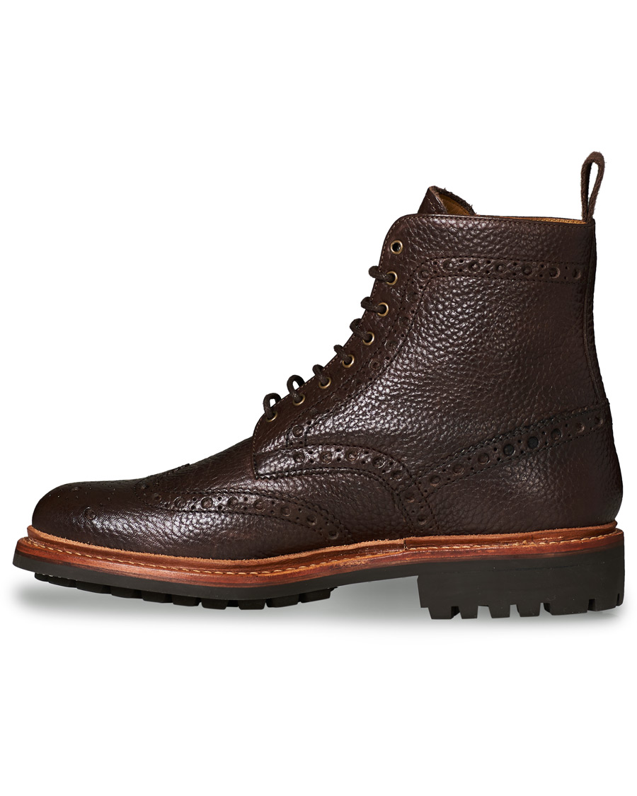 Homme | Grenson Fred Boot Dark Brown Grain | Grenson | Fred Boot Dark Brown Grain