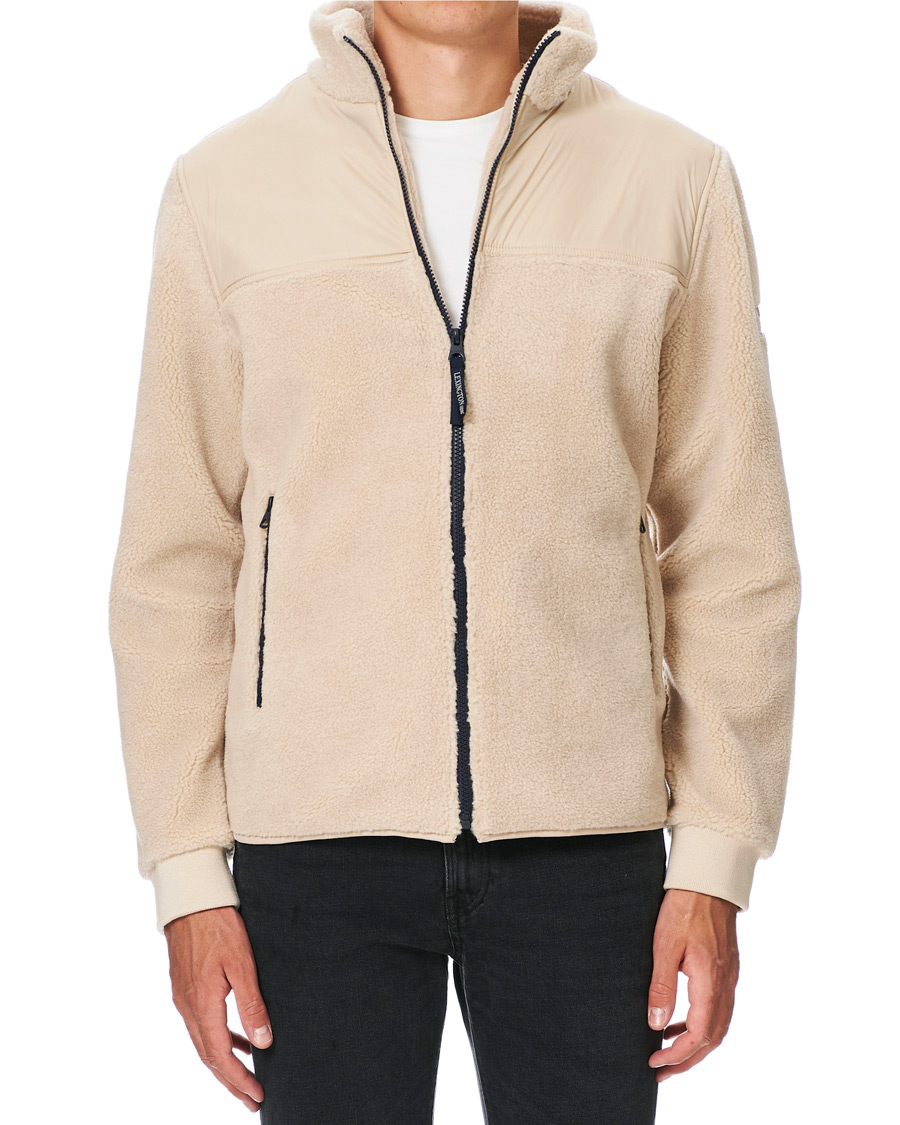 Homme | Pulls Et Tricots | Lexington | Maurice Sherpa Wool Fleece Jacket Beige