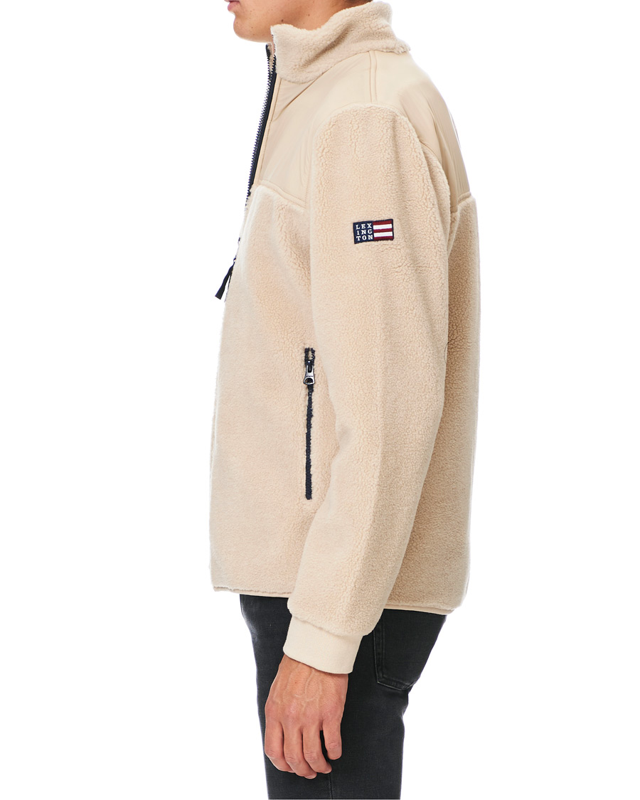 Homme | Pulls Et Tricots | Lexington | Maurice Sherpa Wool Fleece Jacket Beige