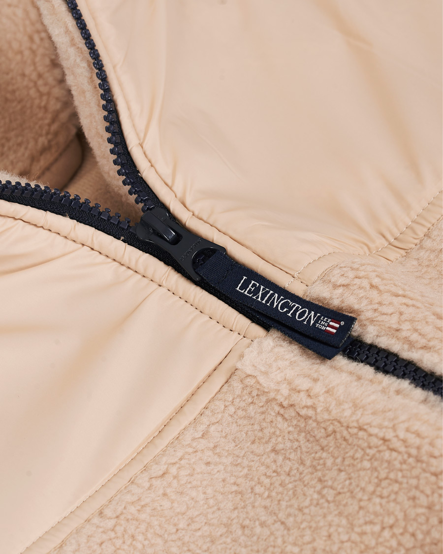 Homme | Pulls Et Tricots | Lexington | Maurice Sherpa Wool Fleece Jacket Beige