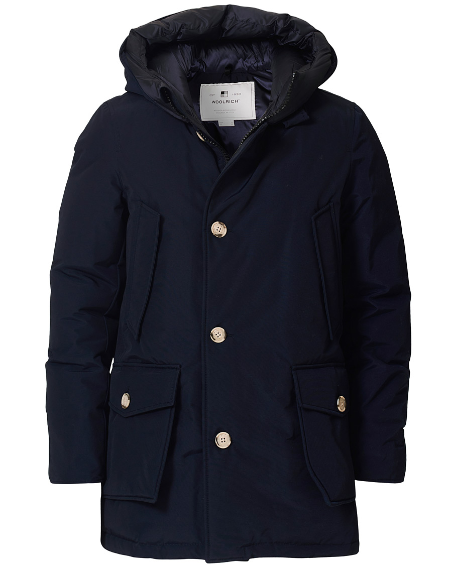 Homme | Manteaux Et Vestes | Woolrich | Artic Parka No Fur Melton Blue