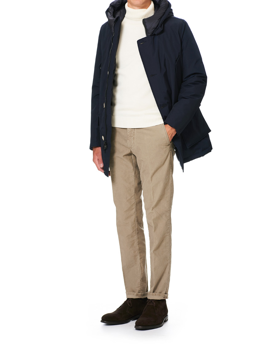 Homme | Manteaux Et Vestes | Woolrich | Artic Parka No Fur Melton Blue