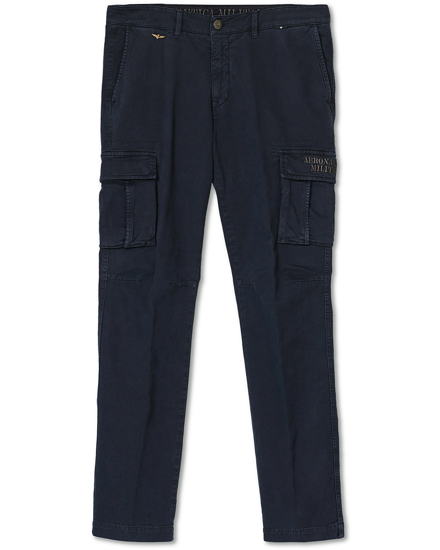 Homme | Pantalons | Aeronautica Militare | Cargo Trousers Blue Navy