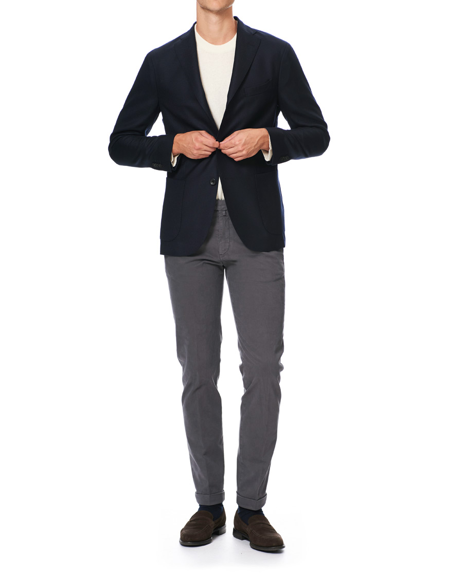 Homme | Pantalons | Briglia 1949 | Slim Fit Cotton Chino Grey