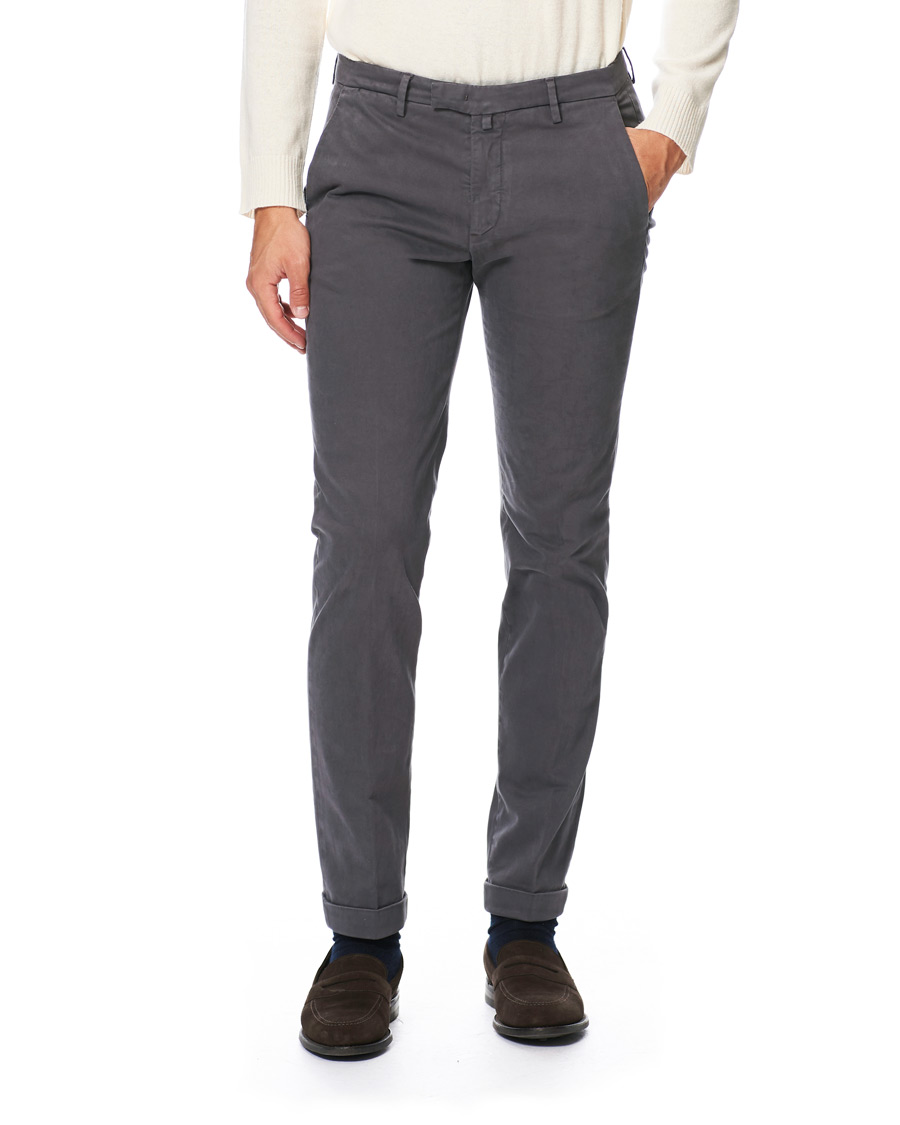 Homme | Pantalons | Briglia 1949 | Slim Fit Cotton Chino Grey