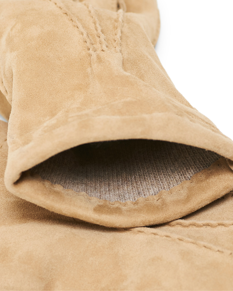 Homme | Hestra Arthur Wool Lined Suede Glove Camel | Hestra | Arthur Wool Lined Suede Glove Camel
