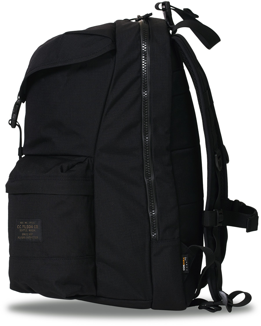 Homme | Filson Ripstop Nylon Backpack Black | Filson | Ripstop Nylon Backpack Black