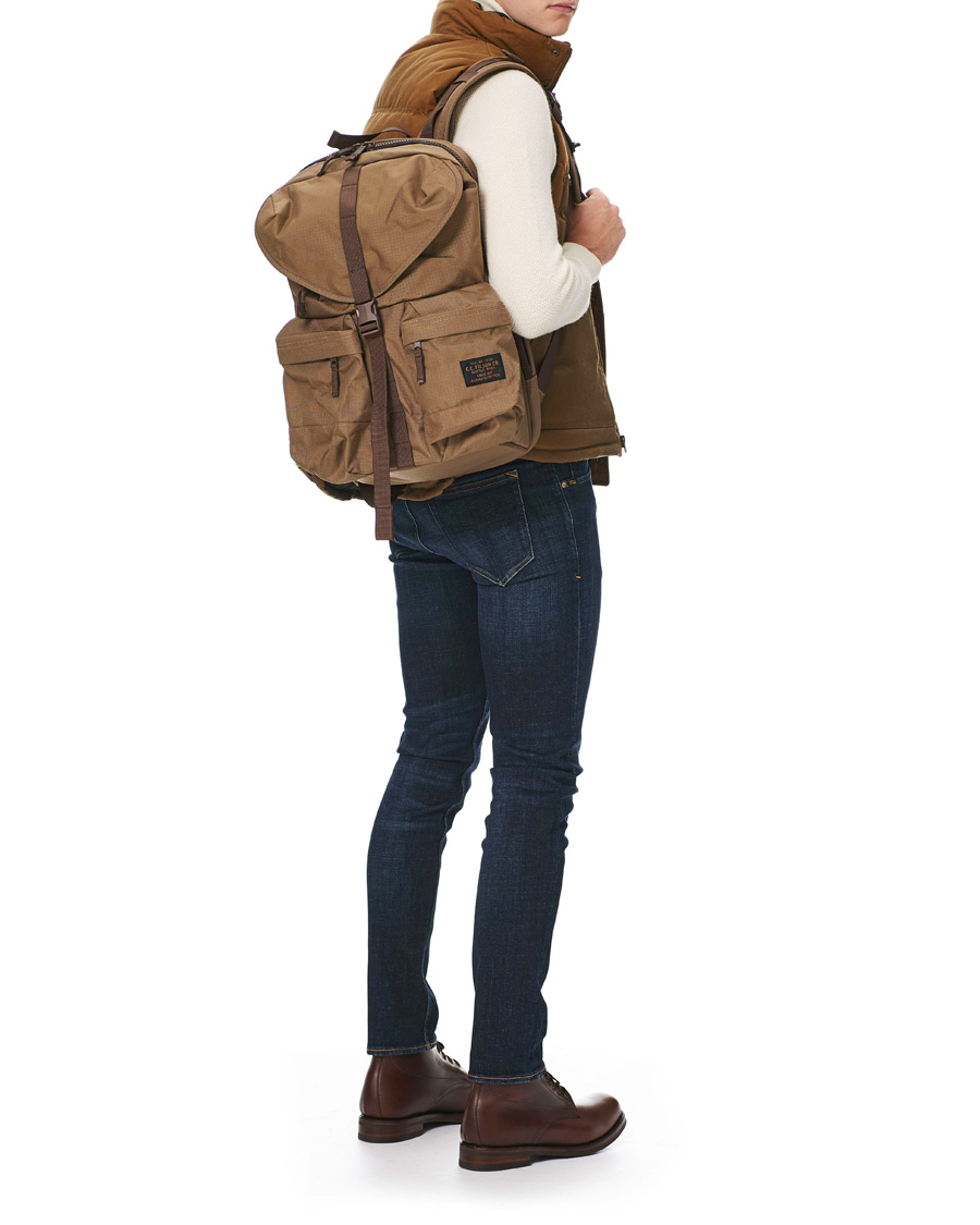 Homme | Filson Ripstop Nylon Backpack Field Tan | Filson | Ripstop Nylon Backpack Field Tan