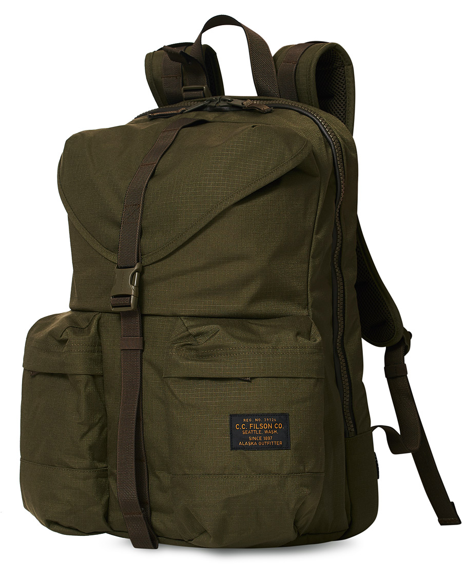 Homme | Filson Ripstop Nylon Backpack Green | Filson | Ripstop Nylon Backpack Green