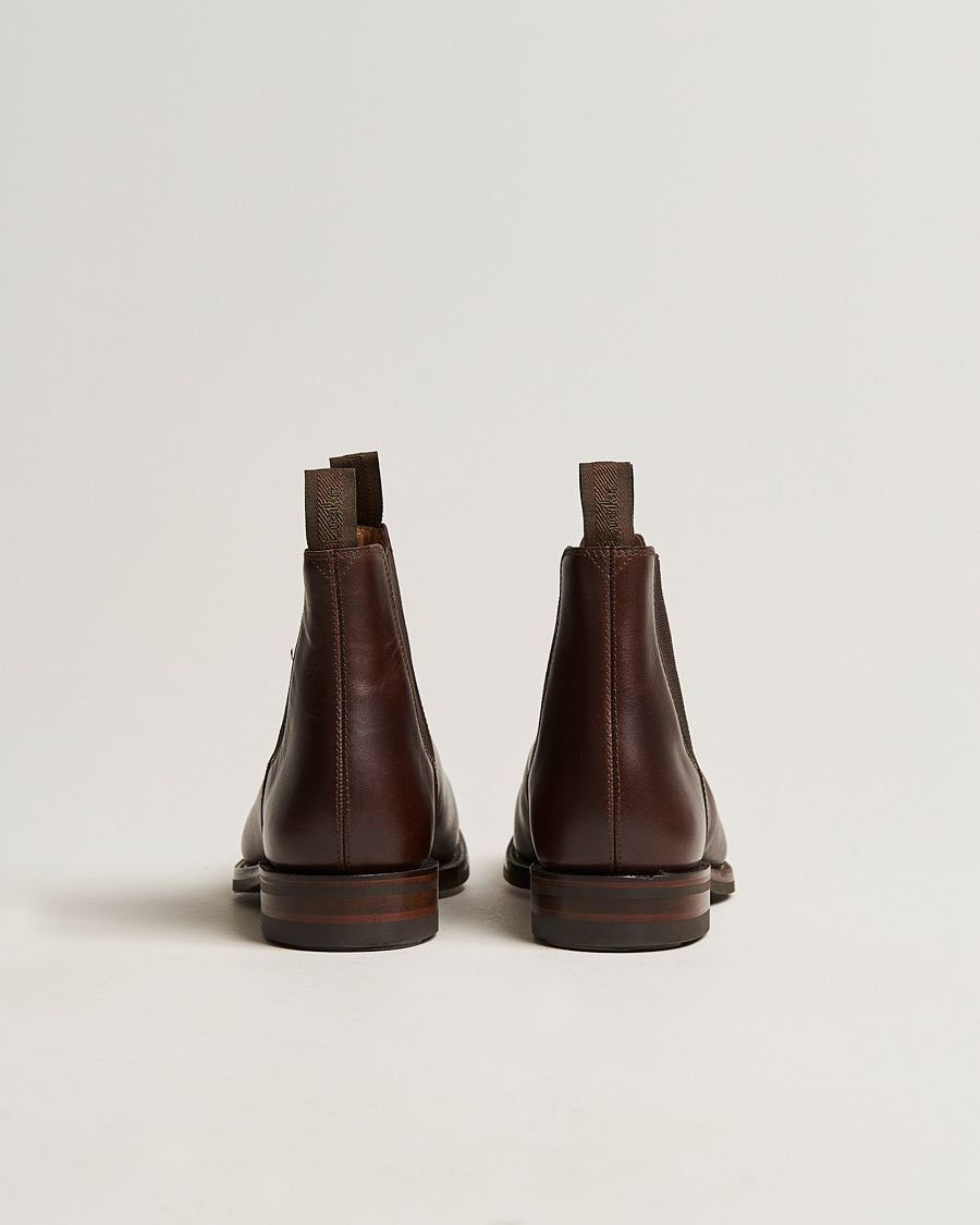 Heren | Laarzen | Loake 1880 | Chatsworth Chelsea Boot Dk Brown Waxy Calf