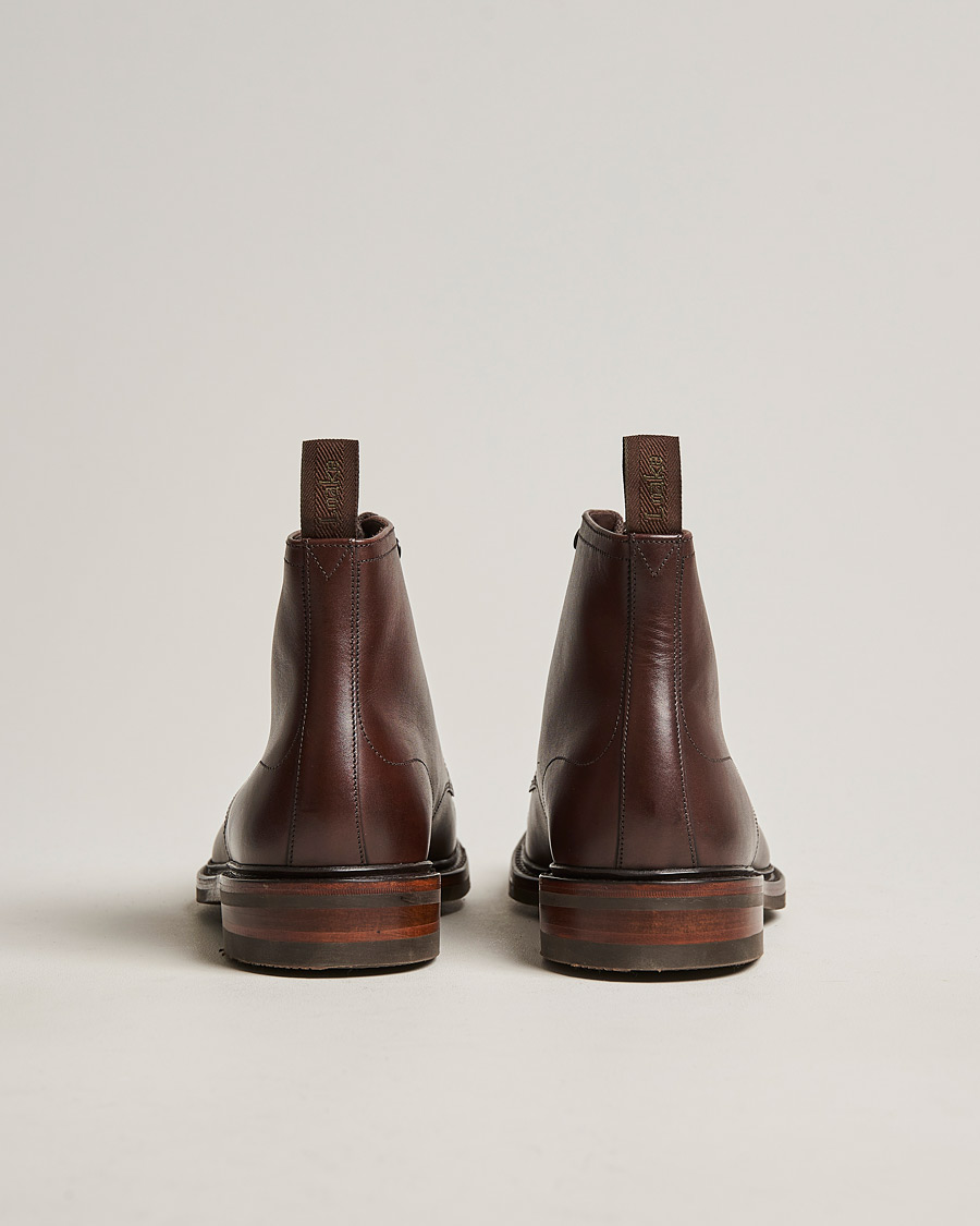 Heren | Laarzen | Loake 1880 | Roehampton Boot Dk Brown Burnished Calf