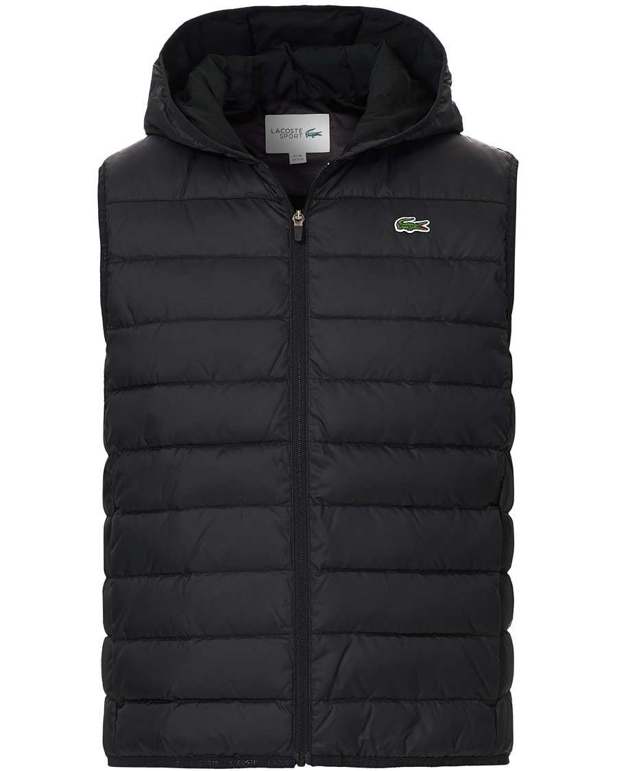 Homme | Manteaux Et Vestes | Lacoste | Hooded Vest Noir
