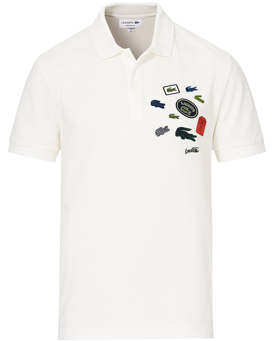Homme | Polos | Lacoste | Original Patch Polo Pique White