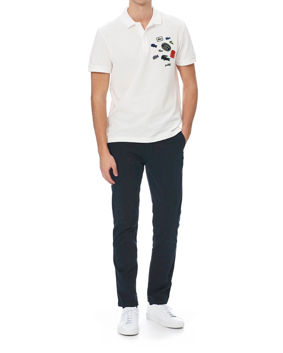 Homme | Polos | Lacoste | Original Patch Polo Pique White